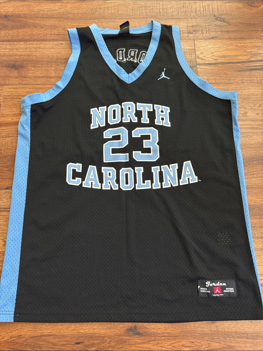Men’s Jordan North Carolina Black Michael Jordan #23 Basketball Jersey sz: XL
